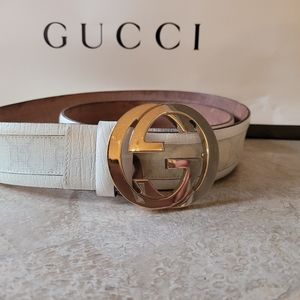 Gucci, Size 95* 30, Winter White